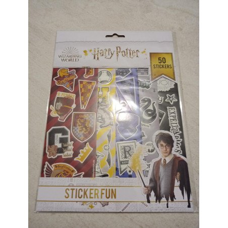 50 ADESIVI IN BLISTER serie HARRY POTTER